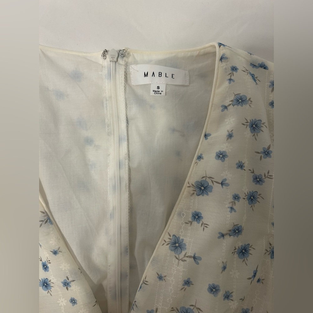Coco Lilly’s Floral Blue Sundress View 2
